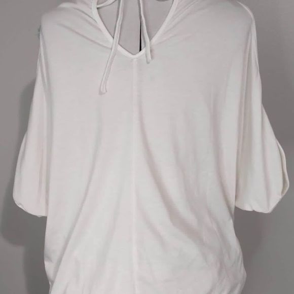 Medium Misslook Cold Shoulder with Key Hole Back White No Stains C4009 - Picture 3 of 5